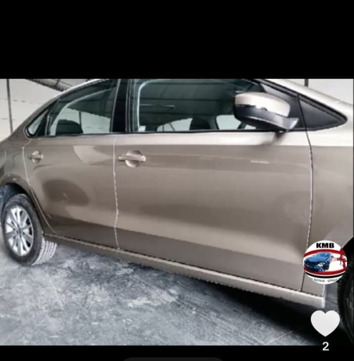 Bronze VW sedan with a clean, glossy finish