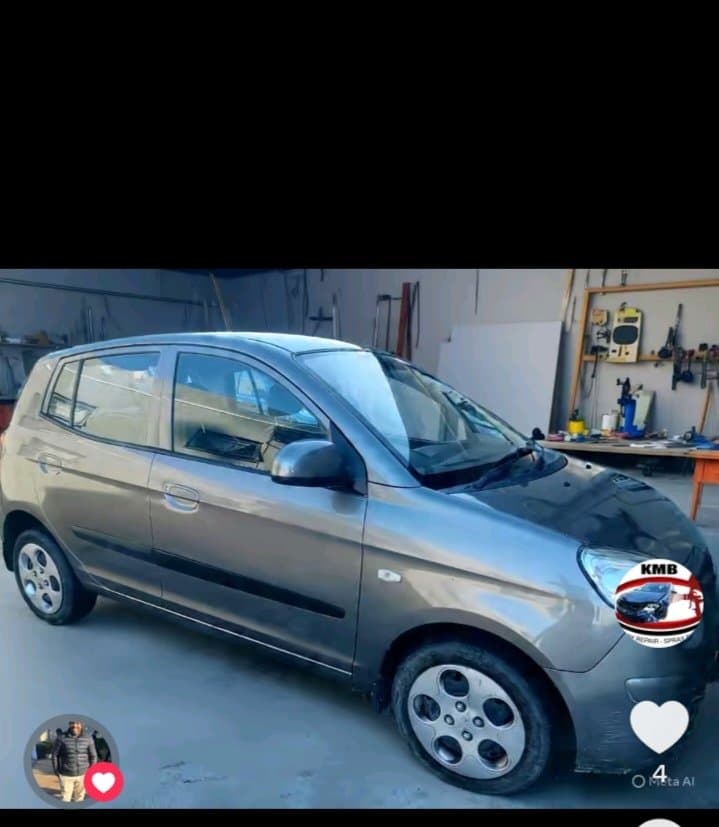 Kia repaired and refinished in the KMB workshop